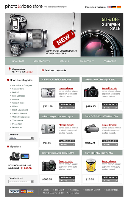 NetSuite Ecommerce Template 0016300b