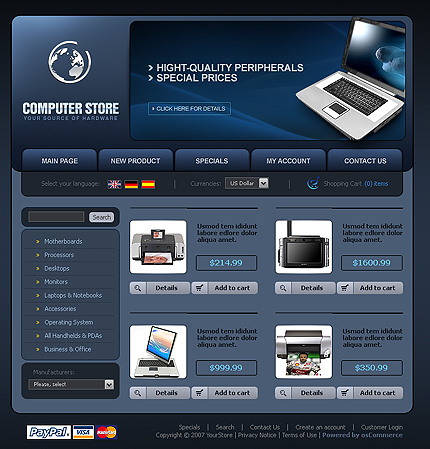 NetSuite Ecommerce Template 0015585b