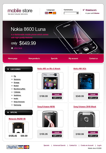 NetSuite Ecommerce Template 0018972b