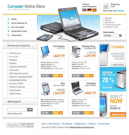 NetSuite Ecommerce Template 009005b